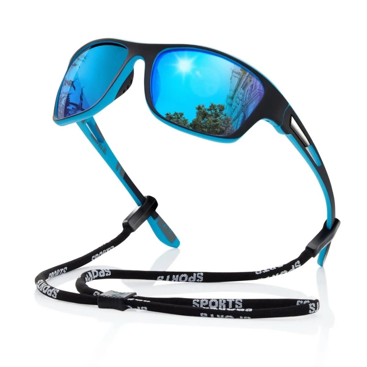 Polarized Sports Sunglasses - UV400 Protection, Lightweight Sturdy Frame Design