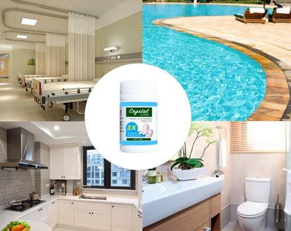 Pool Cleaning Tablets - Chlorine Floater Tablets for Clear, Algae-Free Swimming Pools & Hot Tubs