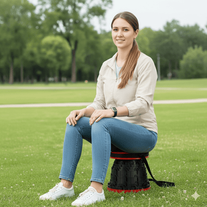 Portabench Telescopic Folding Stool for Indoor and Outdoor Portable Everyday Seating
