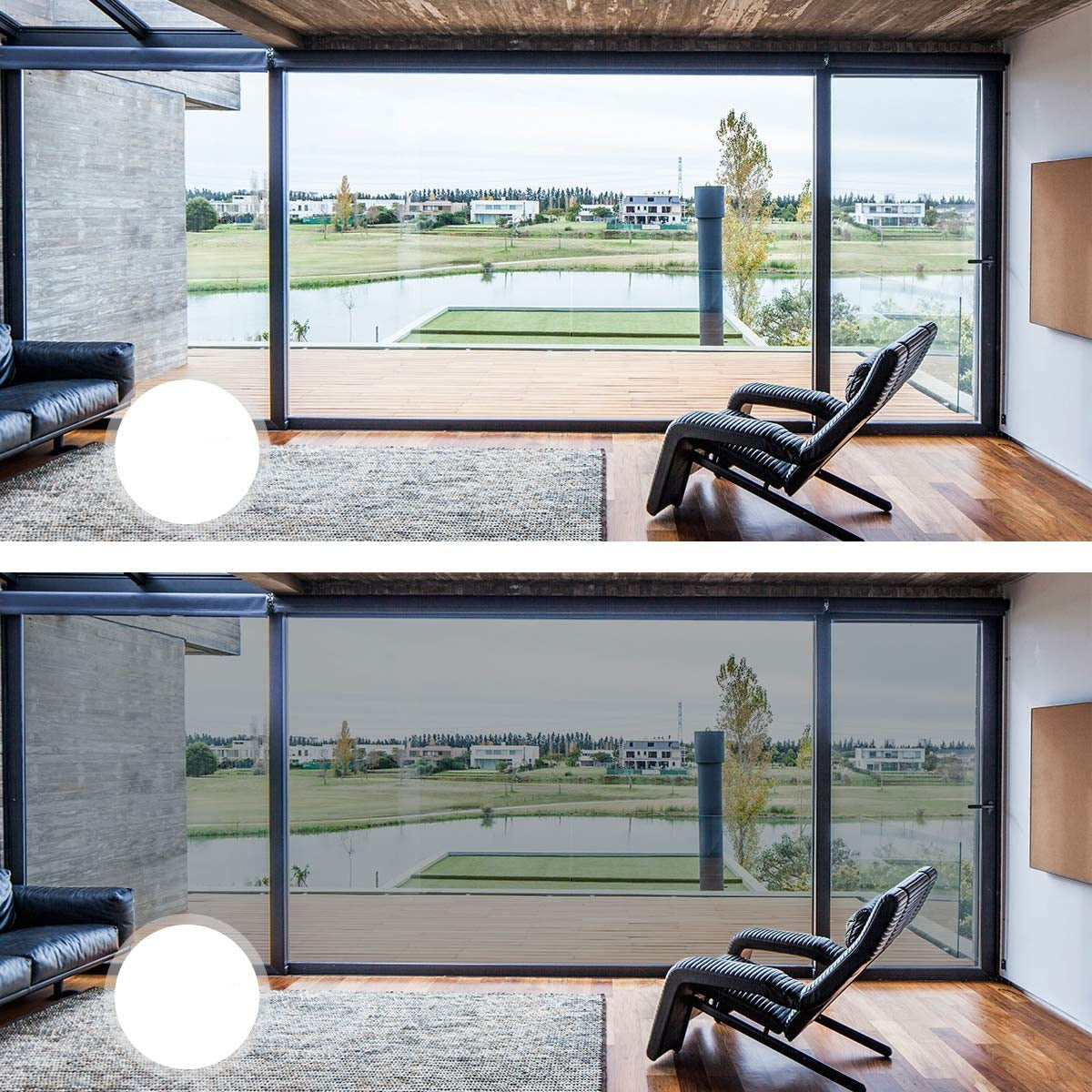 Static Cling Window Film for Privacy with UV Protection and Easy Installation Steps