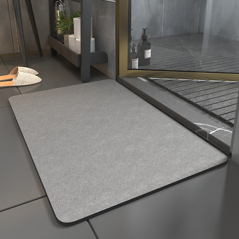 Absorbent Microfibre Bath Mat with Non Slip Backing, Quick Drying Soft Plush Bathroom Rug, Washable