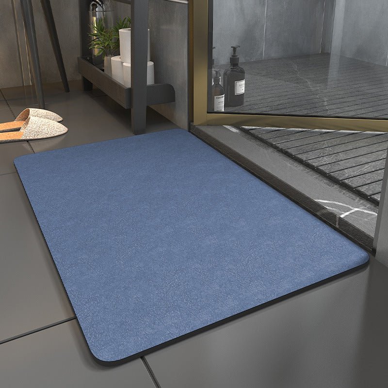 Absorbent Microfibre Bath Mat with Non Slip Backing, Quick Drying Soft Plush Bathroom Rug, Washable