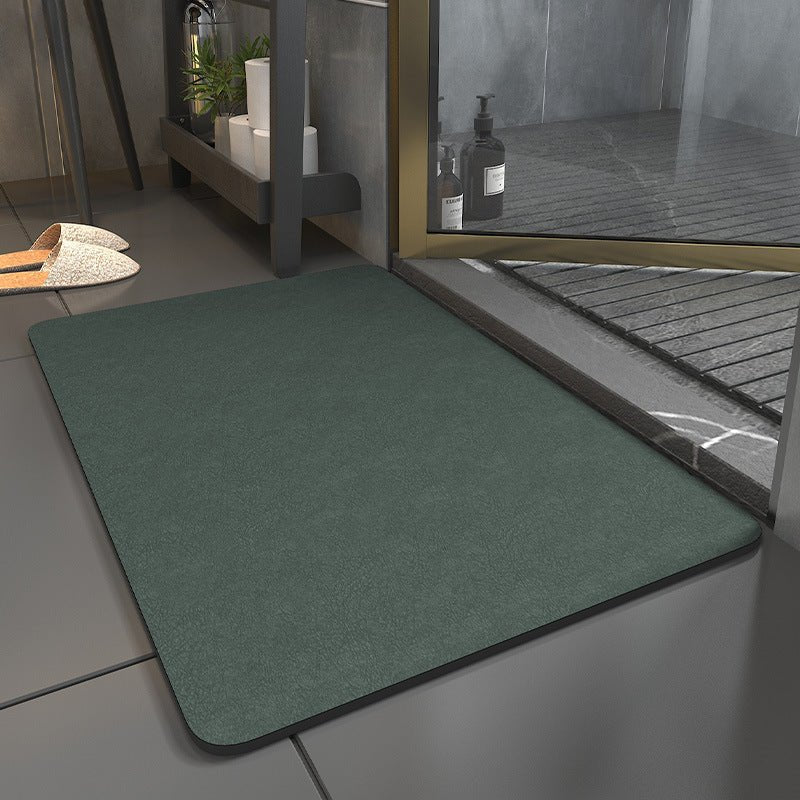 Absorbent Microfibre Bath Mat with Non Slip Backing, Quick Drying Soft Plush Bathroom Rug, Washable