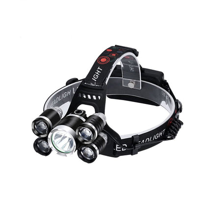 Rechargeable LED Headlamp with Adjustable Angle and 4 Work Modes for Camping Trips