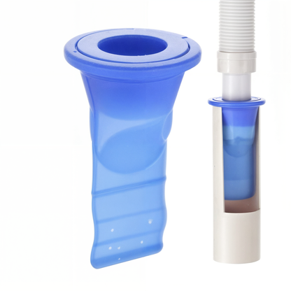 Odor Control Seal for Drains with Auto-Close Function and Flexible Silicone Design