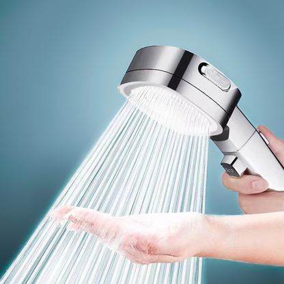 Shower Head with Adjustable High-Pressure Filtration and 3 Selectable Spray Modes