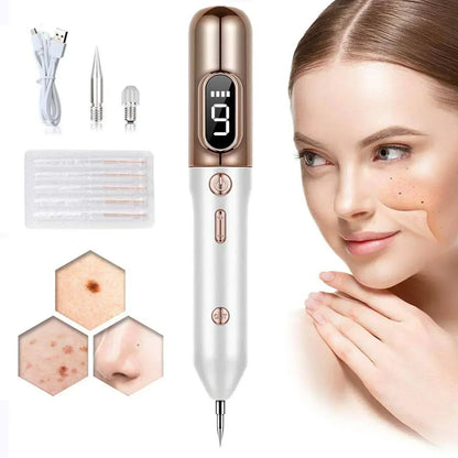 Precision Plasma Pen for Skin Spots and Blemishes, Handheld Skin Care Pen with Multiple Attachments