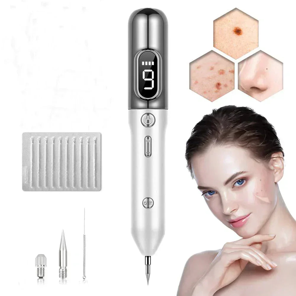 Precision Plasma Pen for Skin Spots and Blemishes, Handheld Skin Care Pen with Multiple Attachments
