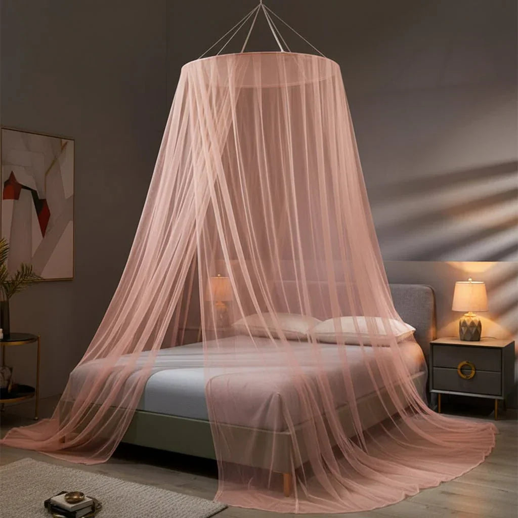 Foldable Bed Canopy Mosquito Net - Breathable Mesh for Home & Camping
