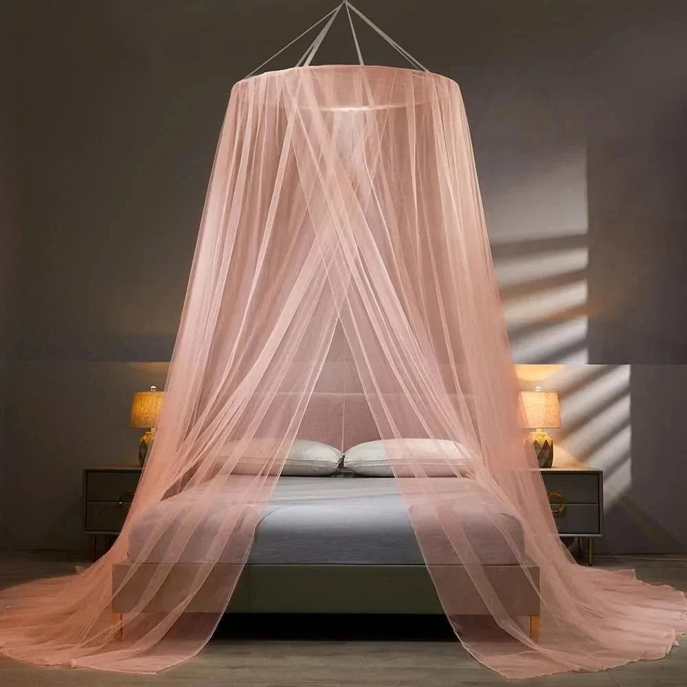 Foldable Bed Canopy Mosquito Net - Breathable Mesh for Home & Camping
