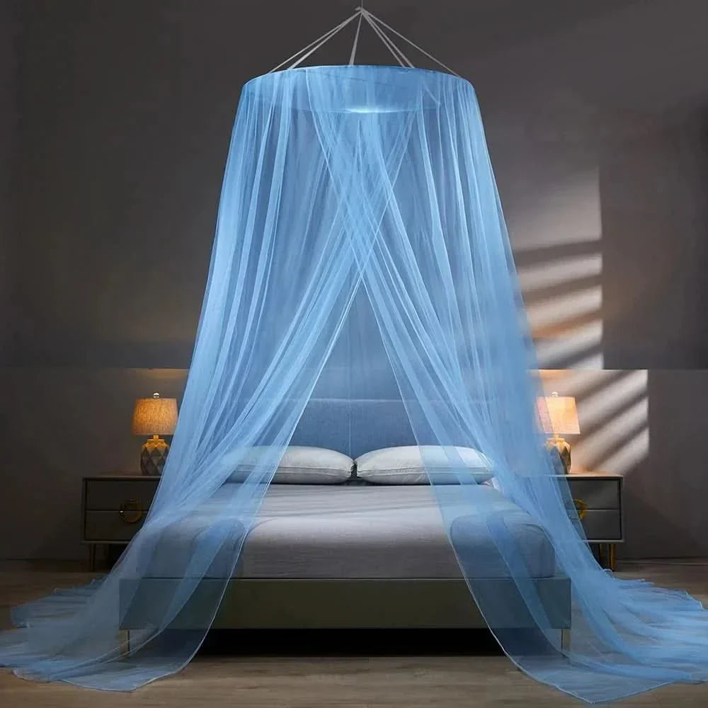 Foldable Bed Canopy Mosquito Net - Breathable Mesh for Home & Camping