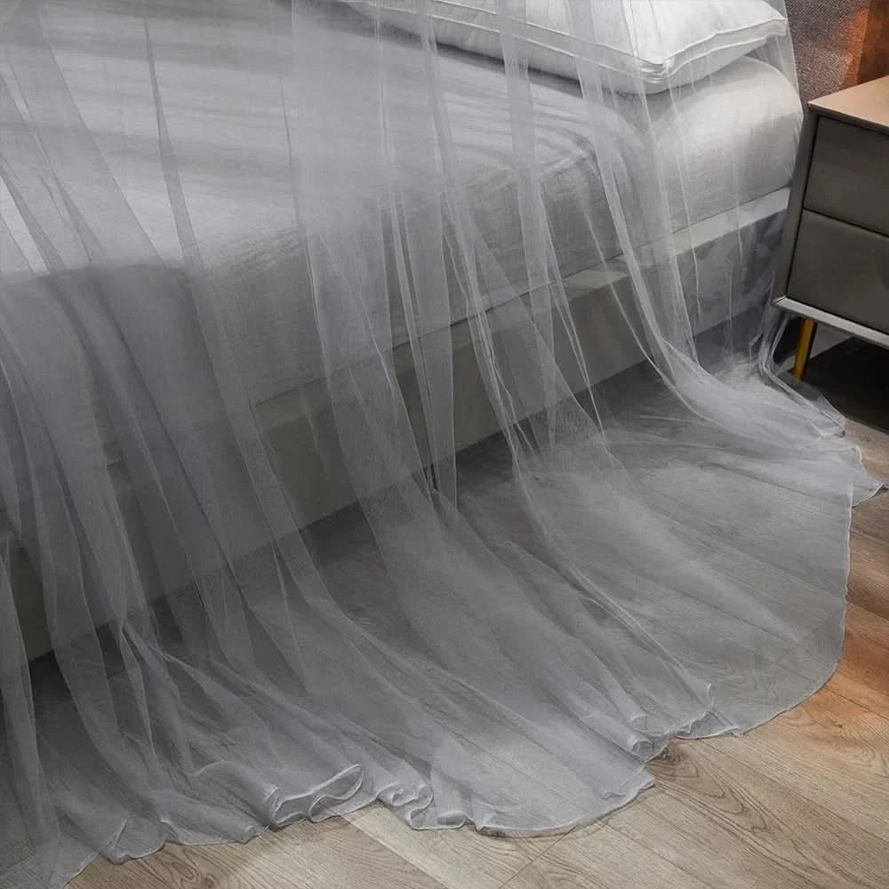Foldable Bed Canopy Mosquito Net - Breathable Mesh for Home & Camping