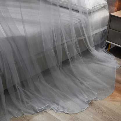 Foldable Bed Canopy Mosquito Net - Breathable Mesh for Home & Camping