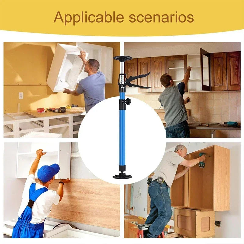 Steel Telescopic Cabinet Support Pole, Supports Up to 66 Lbs Per Rod, Set of 1 or 2