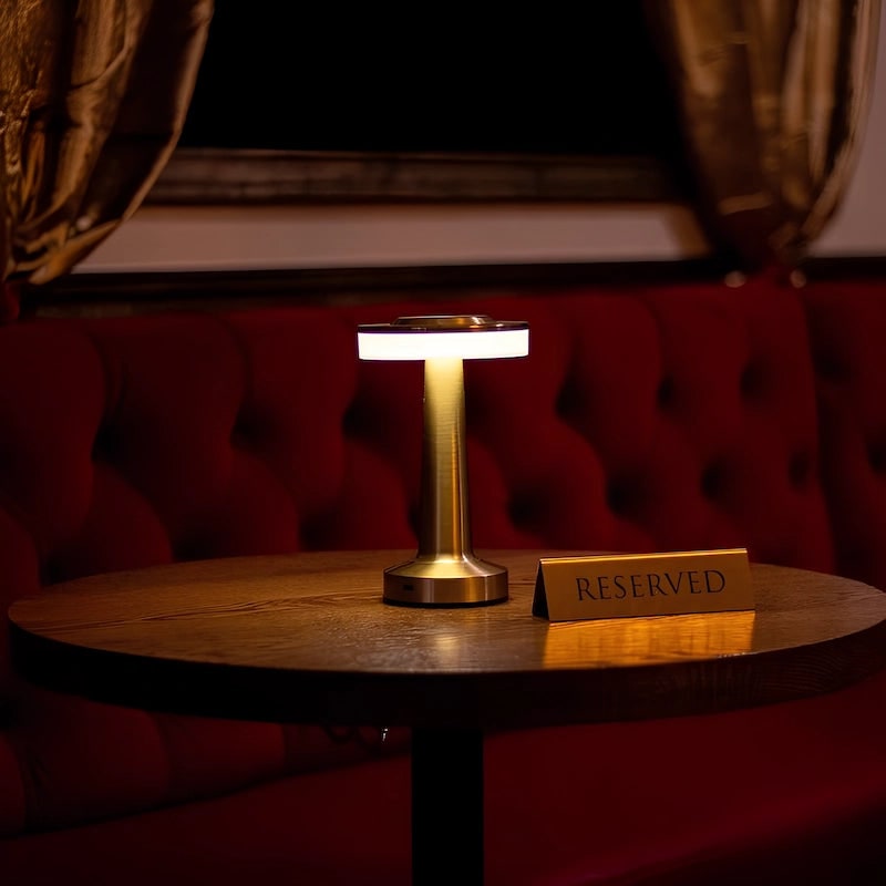 Cordless Rechargeable LED Table Lamp with Dimmable Brightness and USB-C Charging