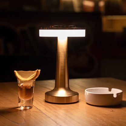 Cordless Rechargeable LED Table Lamp with Dimmable Brightness and USB-C Charging