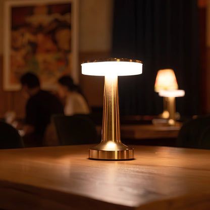 Cordless Rechargeable LED Table Lamp with Dimmable Brightness and USB-C Charging
