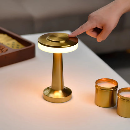 Cordless Rechargeable LED Table Lamp with Dimmable Brightness and USB-C Charging