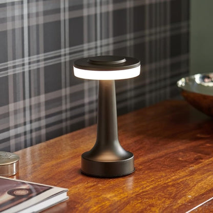Cordless Rechargeable LED Table Lamp with Dimmable Brightness and USB-C Charging