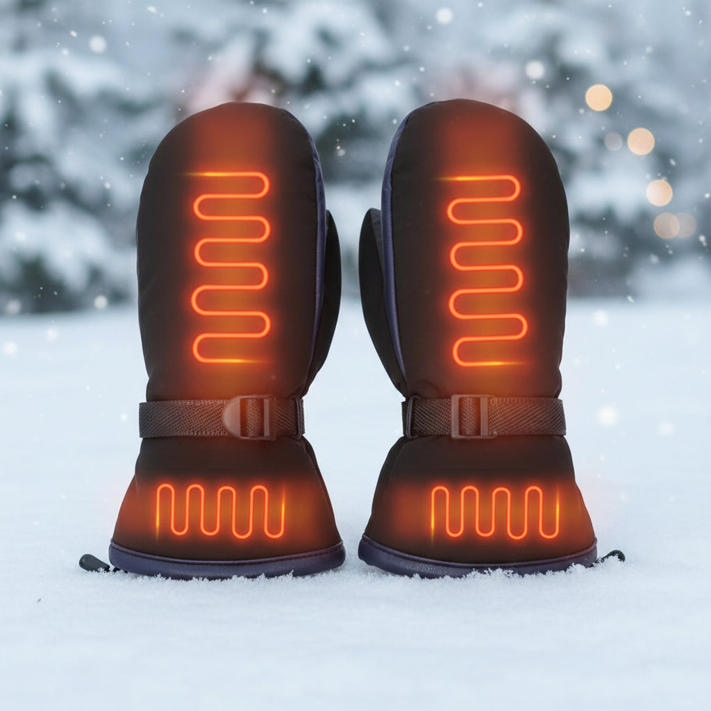 USB Heated Thermal Gloves with Dual-Side Heating and Adjustable Temperature Levels