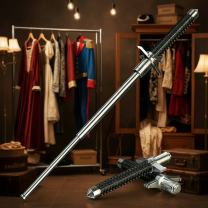 Adjustable Alloy Trekking Pole - Anti-Slip Handle Walking Stick for Hiking & Trails