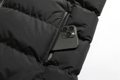 Heated Jacket with 6 Adjustable Heat Settings, Carbon Fiber Heating Zones & Windproof Nylon