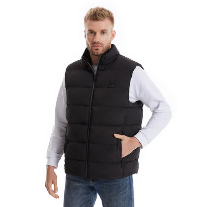 Heated Jacket with 6 Adjustable Heat Settings, Carbon Fiber Heating Zones & Windproof Nylon