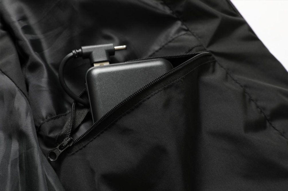 Heated Jacket with 6 Adjustable Heat Settings, Carbon Fiber Heating Zones & Windproof Nylon