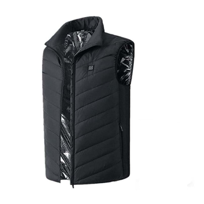 Heated Jacket with 6 Adjustable Heat Settings, Carbon Fiber Heating Zones & Windproof Nylon