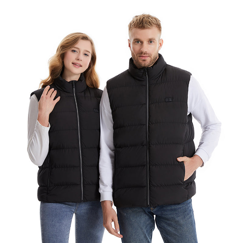 Heated Jacket with 6 Adjustable Heat Settings, Carbon Fiber Heating Zones & Windproof Nylon