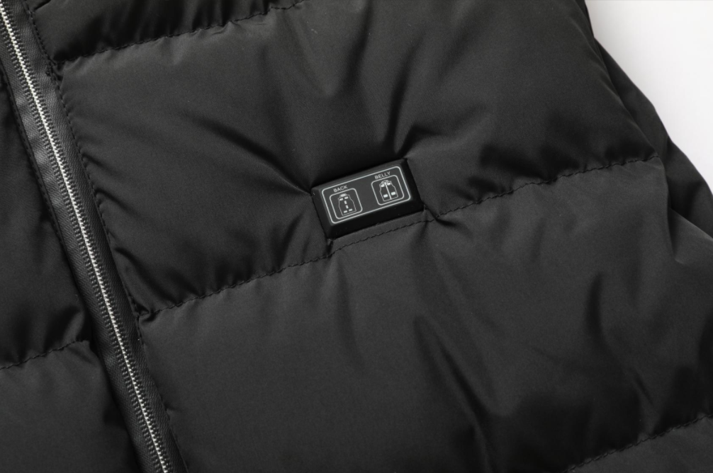 Heated Jacket with 6 Adjustable Heat Settings, Carbon Fiber Heating Zones & Windproof Nylon