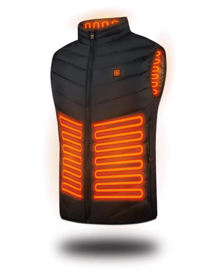 Heated Jacket with 6 Adjustable Heat Settings, Carbon Fiber Heating Zones & Windproof Nylon