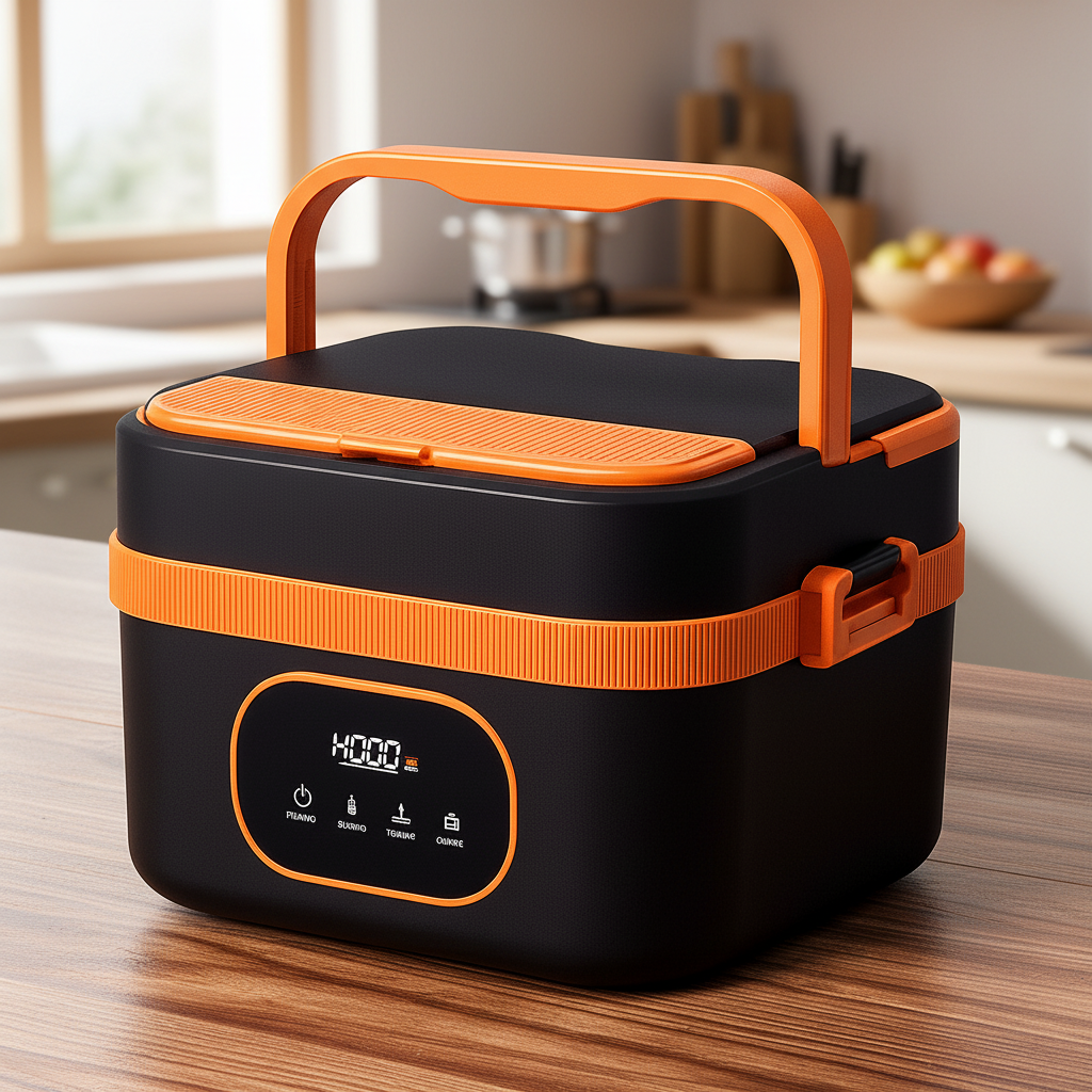 Wireless Self-Heating Lunchbox with Smart Timer and Leak-Proof USB-C Fast Charging